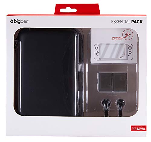 BigBen - Pack de démarrage d'accessoires I Noir (Nintendo Switch) BigBen - Pack de démarrage d'accessoires I Noir (Nintendo Switch)